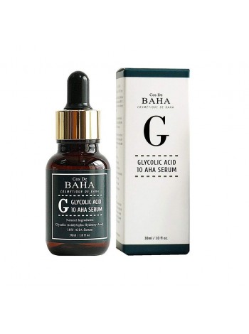 Сироватка з гліколевою кислотою для проблемної шкіри Glycolic Acid 10 AHA Serum Cos De Baha 30 мл