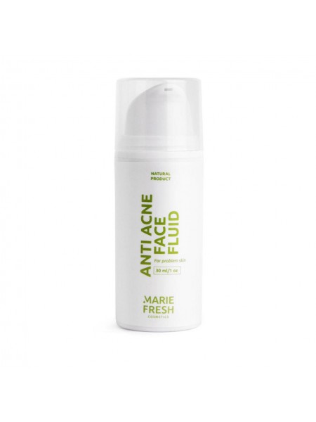 Крем-Флюїд Антиакне з азелаїновою кислотою для проблемної шкіри Marie Fresh cosmetics 30 мл