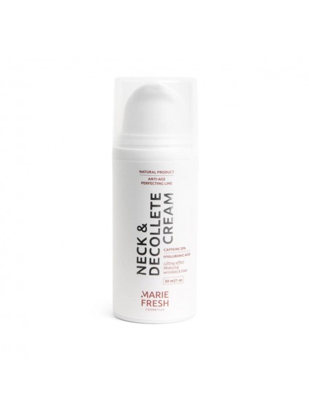 Крем з ефектом ліфтингу для шиї та зони декольте Marie Fresh cosmetics Neck&Decollete 30 мл