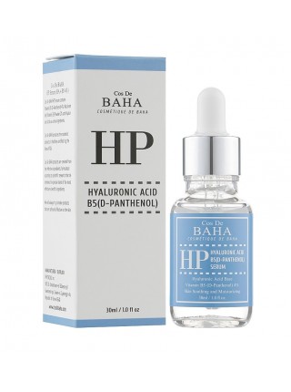 Зволожувальна сироватка з гіалуроновою кислотою, Д-пантенолом 4% Hyaluronic Acid + 4% Vitamin B5 Cos De Baha 30