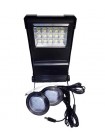 Портативна система освітлення GDTimes GD-07a 2 LED-лампи + сонячна панель із прожектором 3000 mAh