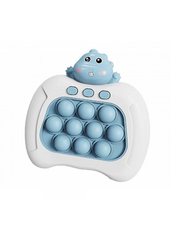 Електронний Поп Іт Інтерактивний 4 Режими + Підсвітка Бегемот SV Блакитний (741)