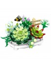 3D конструктор-набір будівельних блоків LOZ 1660 — постійна квітка сукуленти в горщику 389 деталей пластиковий