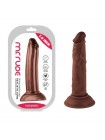 Фалоїмітатор на присоску Realistic Dong Brown Mr. Rude 7.9 Vscnovelty