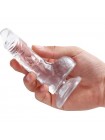 Фалоїмітатор на присоску Crystal Jellies Realistic Dildo Clear Mr. Rude 5.3 Vscnovelty