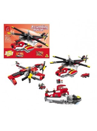 Конструктор AUSINI Assembling master 427 деталей 3 в 1 Red (124749)