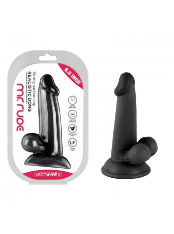 Фалоїмітатор на присоску Mr. Rude Realistic Dong Black 6.3 Vscnovelty