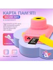 Дитячий цифровий фотоапарат із чохлом Зайчик A1 Рожевий У комплекті картка на 32 ГБ (PHR-A1-Pink)