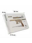 Дерев'яний пістолет 3D конструктор Unique JSP301 Mauser gun 46 деталей розвивальна іграшка