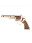 Дерев'яний пістолет 3D конструктор Unique JSP202 Colt Revolver 44 деталі розвивальна іграшка