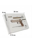 Дерев'яний пістолет 3D конструктор UNIQUE JSP201 Beretta gun 23 деталі розвивальна іграшка