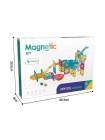 Конструктор магнітний Magnetic Diy CH1036 91 елемент із кульками Різнобарвний