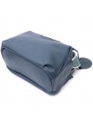 Чудова сумка на щодень із двома відділеннями з натуральної шкіри Vintage 22595 Синя