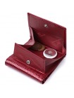 Компактний гаманець для жінок із натуральної лакованої шкіри ST Leather 22687 Червоний