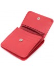 Жіночий компактний гаманець із кишенею для монет із натуральної шкіри ST Leather 22689 Червоний