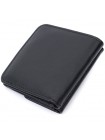 Компактний жіночий гаманець із кишенею для монет із натуральної шкіри ST Leather 22690 Чорний