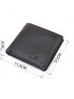 Чоловіче портмоне з натуральної шкіри ST Leather 22734 Чорний