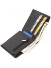 Чоловіче портмоне з натуральної шкіри ST Leather 22734 Чорний