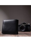 Чоловіче портмоне з натуральної шкіри ST Leather 22734 Чорний