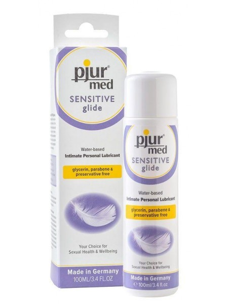 Лубрикант на водній основі Pjur MED Sensitive glide 100 мл (PJ12660)