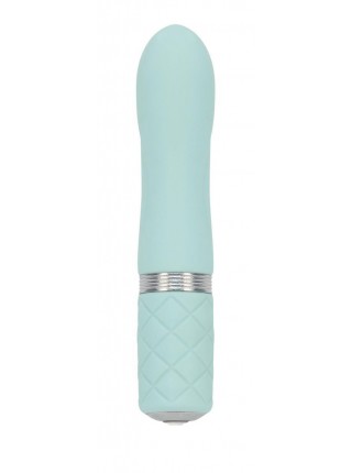Розкішний вібратор PILLOW TALK Flirty Teal з кристалом Swarovski (SO2726)