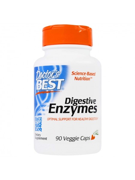 Травні ферменти Digestive Enzymes Doctor's Best 90 капсул (556)