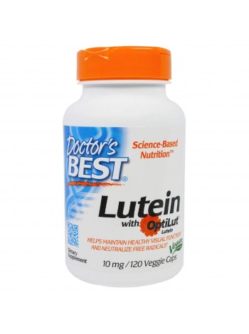 Лютеїн Lutein with OptiLut Doctors Best 10 мг 120 капсул (1016)