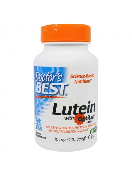Лютеїн Lutein with OptiLut Doctors Best 10 мг 120 капсул (1016)