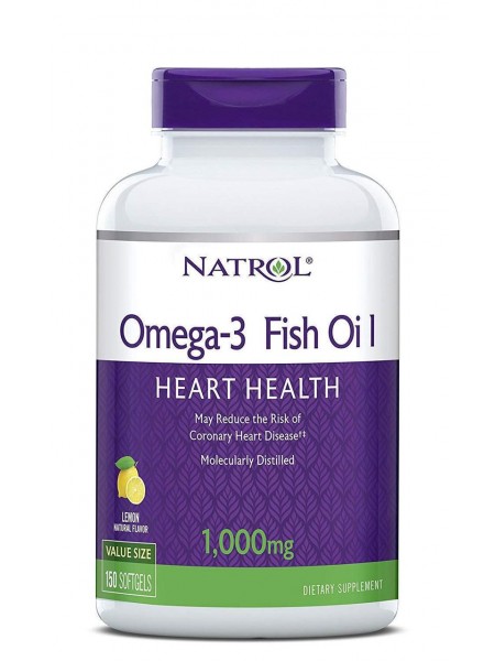 Риб'ячий жир Natrol Omega-3 Fish Oil 1000 мг 150 капсул (628)