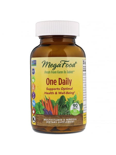 Мультивітаміни One Daily MegaFood 1 на день 90 таблеток