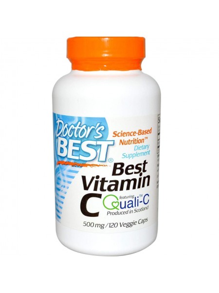 Вітамін C Doctor's Best 500 мг 120 капсул (9238)