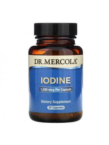 Йод Iodine Dr. Mercola 1,5 мг 30 капсул