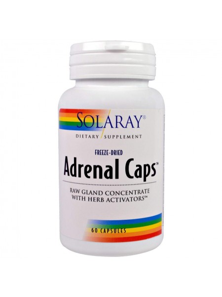 Здоров'я надниркових залоз Adrenal Caps Solaray 60 капсул (19900)