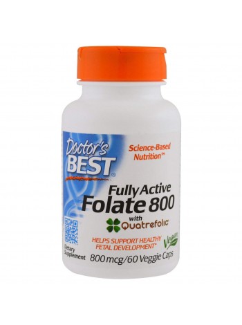 Фолат Doctor's Best 800 мкг 60 капсул (26050)