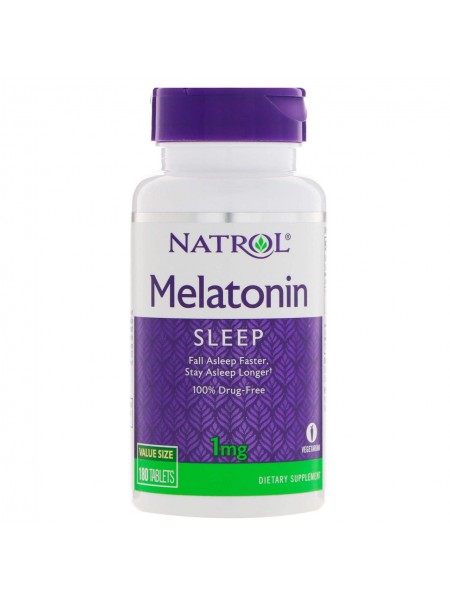 Мелатонін Melatonin Natrol 1 мг 180 таб.