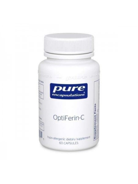 Харчова домішка OptiFerin-C Pure Encapsulations 60 капсул (21977)