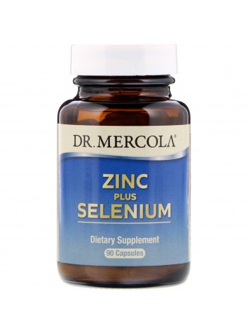 Цинк плюс селен Zinc Plus Selenium Dr. Mercola 90 капсул