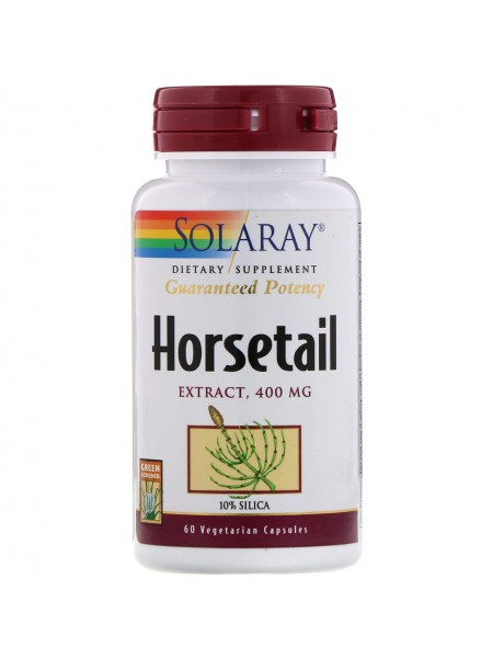 Екстракт хвоща Horsetail Extract Solaray 400 мг 60 капсул