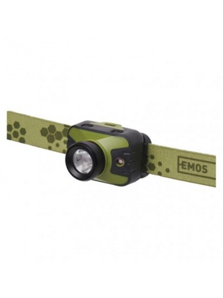 Ліхтар Emos P3539 Чорний із зеленим