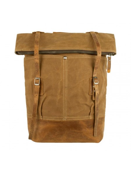 Міський рюкзак Fisher Рол Топ roll top FC-1792 45x36x12 см Світло-коричневий (23027)
