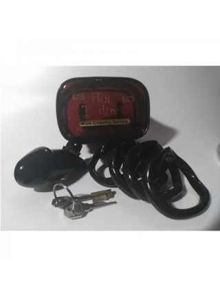 Пояс вірності Bdsm4u чорний Holy Trainer Chastity Device V2 ZC092
