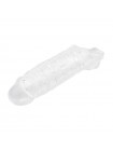 Прозора подовжувальна насадка на пінис Chisa Mighty Sleeve With Ball Loop