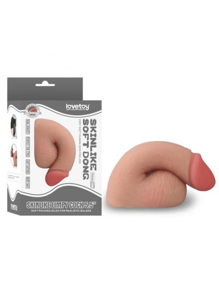Накладний пеніс для носіння Lovetoy Skinlike Limpy Cock 5.5