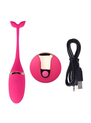 Віброяйце з пультом дистанційного керування We Love рожевий USB