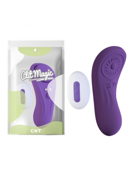 Вібростимулятор у жіночі трусики Magnetic-Stay Panty Vibe Purple Cnt