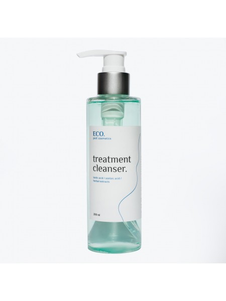 Гель для вмивання жирної, проблемної та комбінованої шкіри Treatment cleanser Eco.prof.cosmetics 200 мл