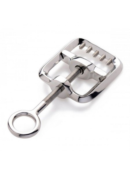 Зажим для яичек CBT Ball Crusher with Spikes Steel Wine Cock and Ball Press Bdsm4u