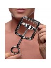 Зажим для яичек CBT Ball Crusher with Spikes Steel Wine Cock and Ball Press Bdsm4u
