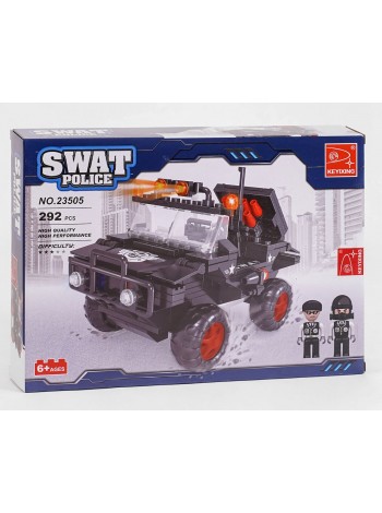 Конструктор AUSINI Keyixing Бойовий джип 292 деталі Black (123412)