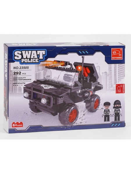 Конструктор AUSINI Keyixing Бойовий джип 292 деталі Black (123412)